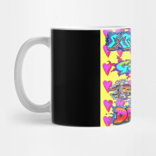 Yellow Heart Graffiti By LowEndGraphics Mug